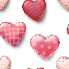 seamless pattern with hearts