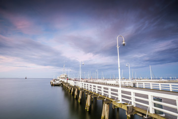 Fototapeta premium Najdłuższe drewniane molo w Europie