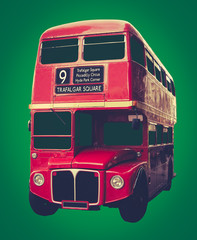 Iconic Red London Bus