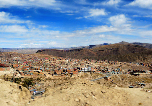 Potosi, Bolivie, Tilt Shift