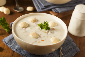 Homemade New England Clam Chowder