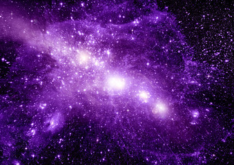 galaxy in a free space