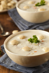 Homemade New England Clam Chowder
