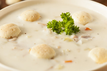 Homemade New England Clam Chowder