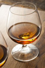 Amber Brandy in a Glass