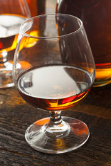 Amber Brandy in a Glass