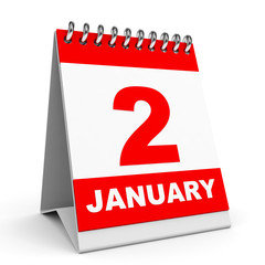 Calendar. 2 January.