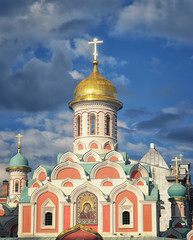 Fototapeta na wymiar Kazan Cathedral in Moscow Kremlin, Russia