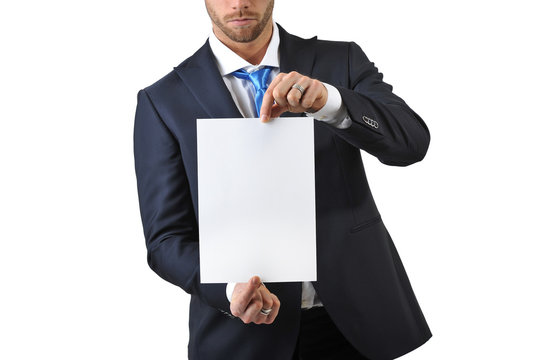 Vertical Sign Business Card