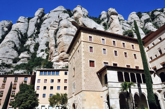 Santa Maria de Montserrat Monastery in Catalonia