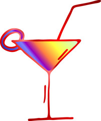 Cocktailglas - Silhouette