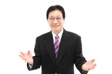 스튜디오 안에서 노부부