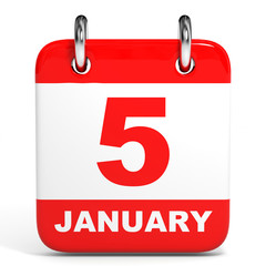 Calendar. 5 January.