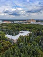 Pushkino, Russia. A view of the city from a high point