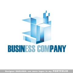 abstract business logo vector