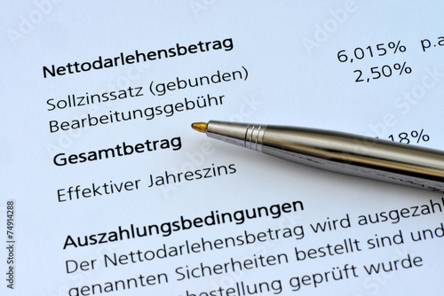 "Bearbeitungsgebühr, Privatkredit, Kredit, Darlehen, Bank ...