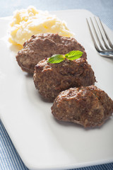 Meatballs and Mashed Potatoes