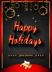 2015 New Year and Happy Christmas background