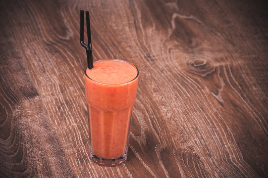 Fruit, Orange And Mango Smoothie