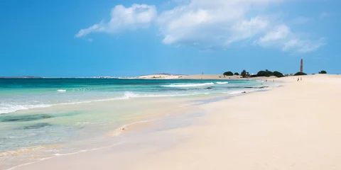 Foto op Plexiglas  Chaves beach Praia de Chaves in Boavista Cape Verde - Cabo Verd © Samuel B.