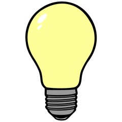 Obraz premium Light Bulb Icon