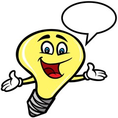 Light Bulb Mascot