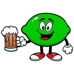 Lime with Beer