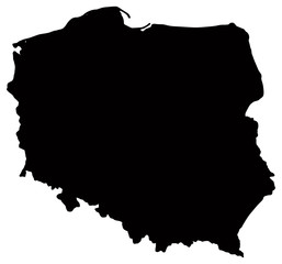 Map of Poland