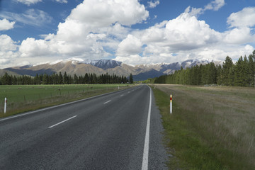 Mountain landscape, New Zealand
