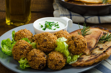 Health crunchy falafel