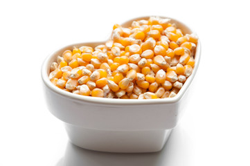 Yellow corn grain