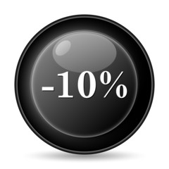 10 percent discount icon