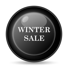 Winter sale icon