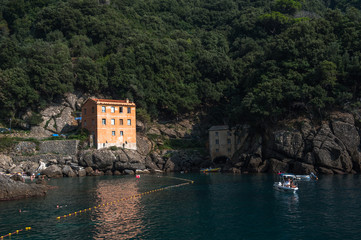 Portofino village on Ligurian coast in Italy