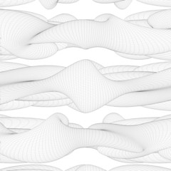 Abstract Curved Wire Lines Background