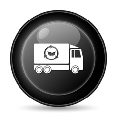 Eco truck icon