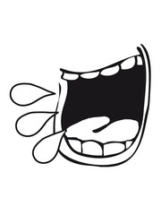 mouth screaming roar