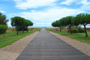 Promenade au parc de La Rochelle, France