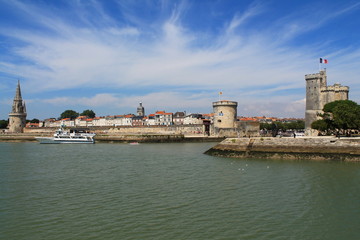 Fototapeta na wymiar Fortifications de La Rochelle, France
