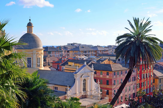 The Botanical Park of Villa Rocca in Chiavari, Italy 