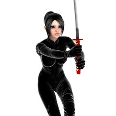 Obraz premium 女性剣士