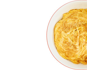 Omelet in a dish