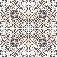 Vintage style floor tile pattern texture and background