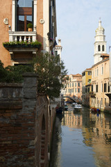 Fototapeta na wymiar Venetian Architecture Venice Italy Canal