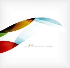 Business wave corporate background