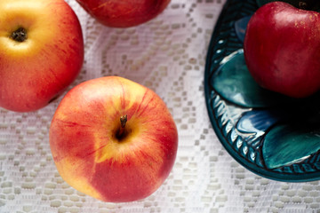 Apples on the table