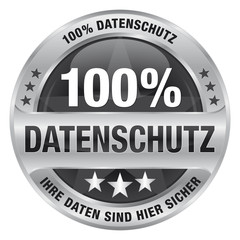 Datenschutz - Ihre Daten sind hier sicher - 100% Datenschutz