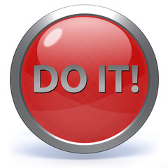 Do it circular icon on white background