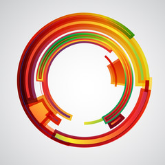 Abstract 3D Paper Infographics