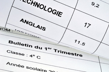 Bulletin scolaire trimestriel